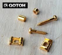 RG130-GG Gotoh Rebaixador de cordas tipo gaivota - roldana Dourado (unidade)