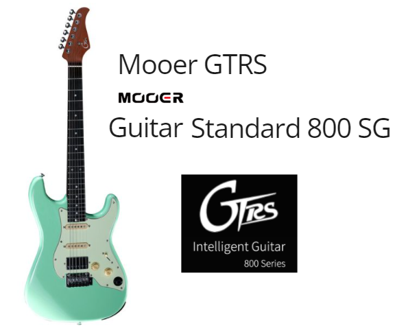GTRS Inteligent Guitar - Guitarra Standard 800 Mooer cor: Verde (surf green)