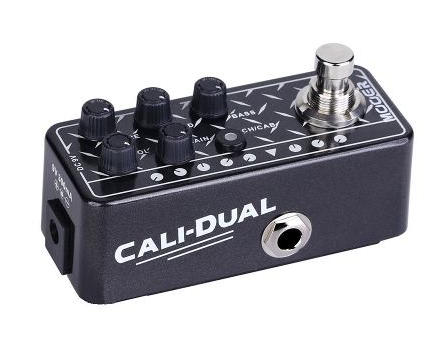 Pedal MOOER Pre Amp Guitarra CALI DUAL (Mesa Boogie Dual Rectifier) - M011