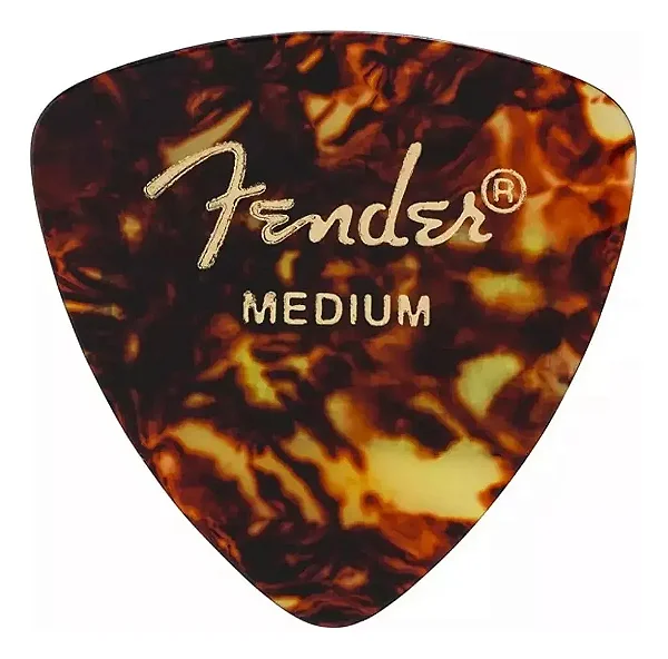 Palheta Fender 346 Grande Medium Tortoise 3 pontas