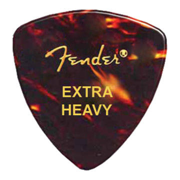 Palheta Fender Grande Extra Heavy Tortoise 3 pontas