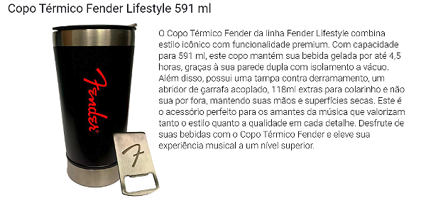 Copo Térmico Fender (LIFESTYLE)