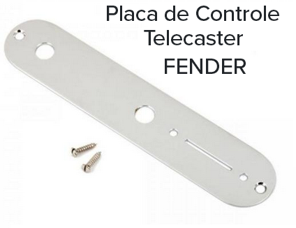 Placa de controle Fender Telecaster Cromada
