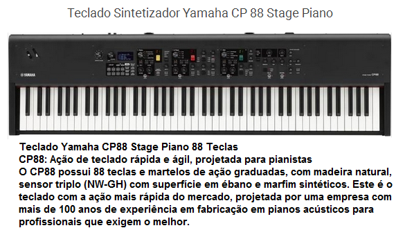 CP88 YAMAHA Stage Piano c/ 88 teclas