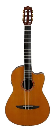 Violão Yamaha NCX3C NT Nylon Elétrico c/ afinador Cor: Natural c/ case original - tampo sólido em Cedro