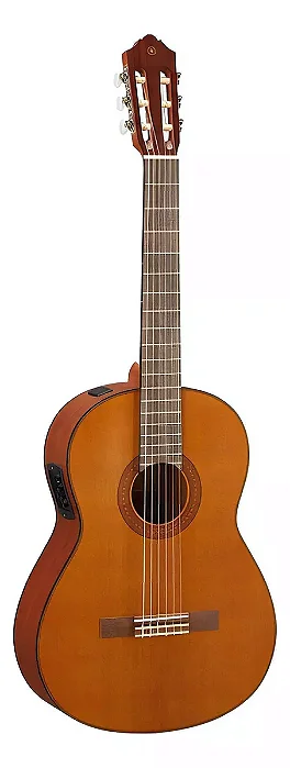 VIOLÃO YAMAHA NYLON ELETROACUSTICO CGX122MC NT  NATURAL