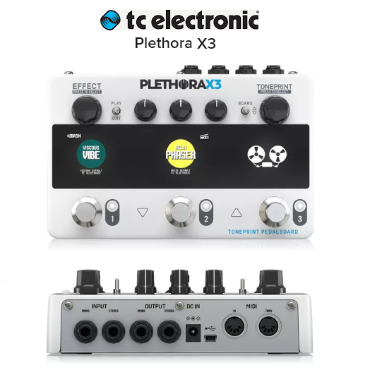 Pedaleira TC ELECTRONIC Plethora X3 p/ Guitarra
