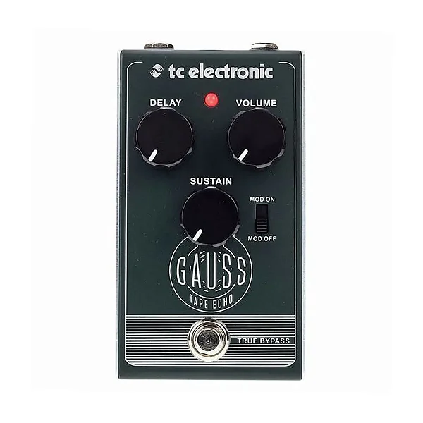 Pedal Tc Electronic Gauss Tape Echo Delay p/ Guitarra