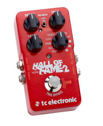 Pedal TC ELECTRONIC Hall of Fame Reverb 2 c/ Mash