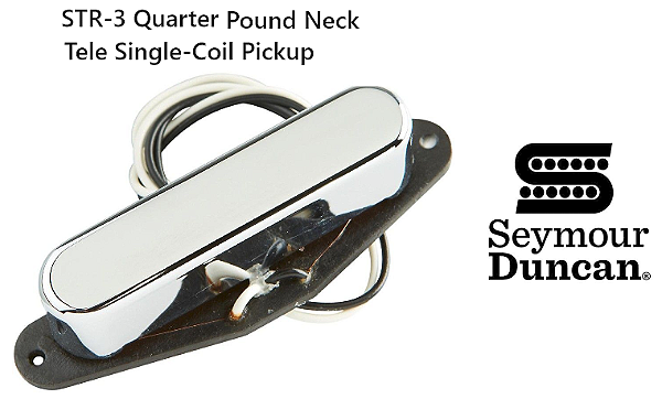 Captador SEYMOUR DUNCAN STR-3 Tele para Braço - QUARTER POUND RHYTHM TELECASTER cor: Cromado