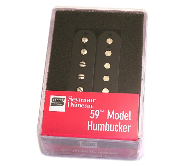 Captador SEYMOUR DUNCAN Humbucker SH-1n (Braço) - Vintage 59 c/ 2 condutores - Humbucker cor: Preto