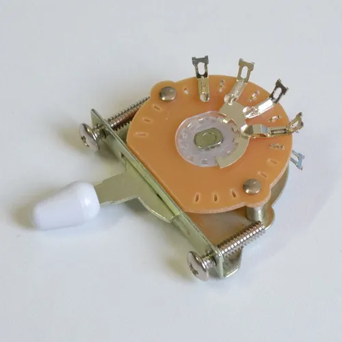 Chave 5 posições SPIRIT UST5 toda mecânica - knob Branco (made in Korea)