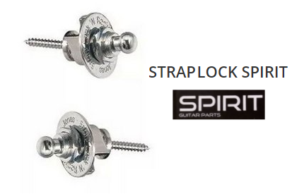 Straplock - Spirit GUITAR JONES Cromado (made in Korea)