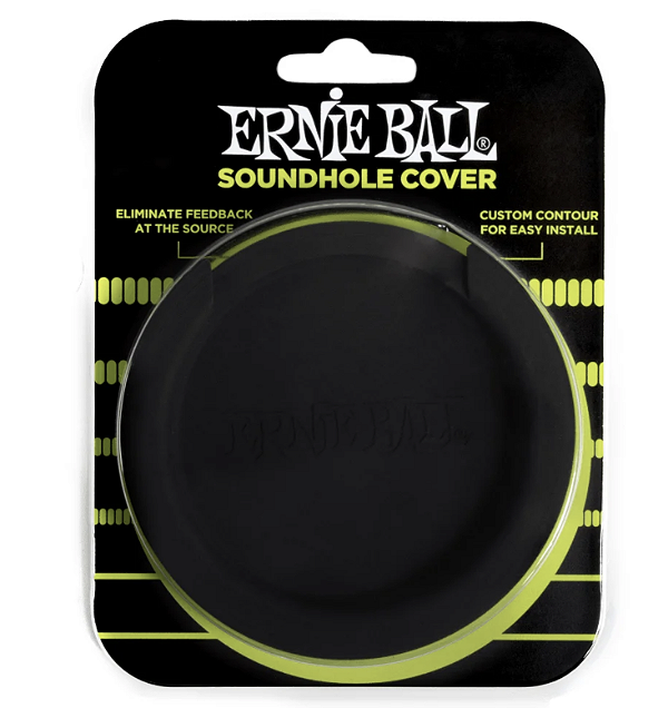 Anti Feedback ERNIE BALL - Redutor de microfonia para violão tipo Folk PO9618 Preto