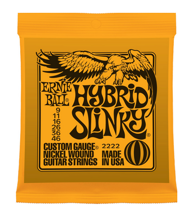 Encordoamento Ernie Ball Guitarra 0.09/0.46 Hibrida Super Slinky 2222