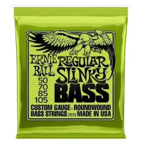 Encordoamento Ernie Ball Baixo 4 Cordas 0.50/105 cod. 2832 (Made in USA)