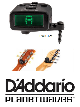 Afinador Digital NS mini Headstock Daddario mod. PW-CT21