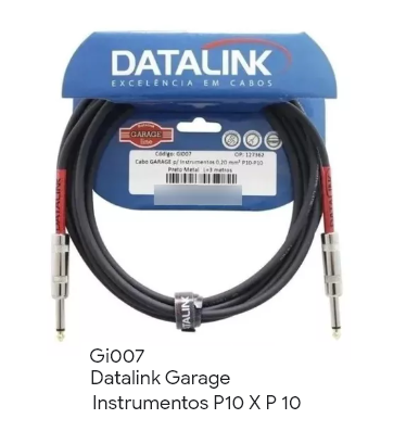 Cabo de instrumento GARAGE GI007 - 3m preto