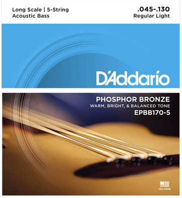 Encordoamento Baixolão Phosphor Bronze EPBB170-5 0.45 - 5 cordas