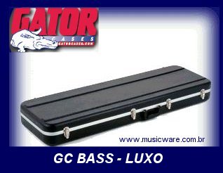Case p/ Baixo Gator GC BASS-4PK Retangular - serve para vários modelos
