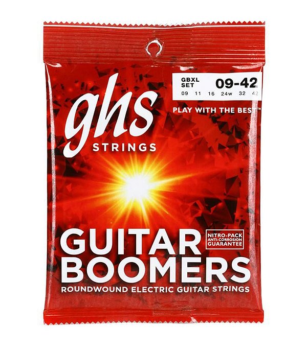Encordoamento GHS GBXL Boomers 0.09 Guitarra - Corda Extra