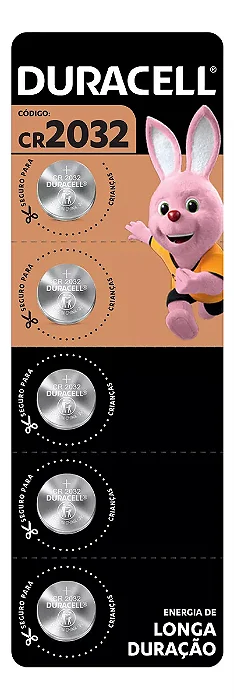 Bateria Duracell CR2032 - Pastilha p/ afinadores