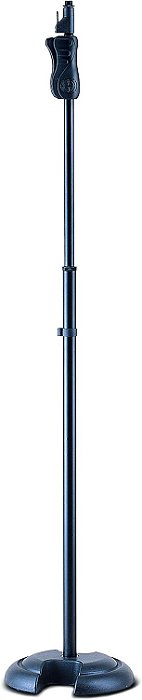 Pedestal p/ Microfone Hercules reto base redonda de Ferro Fundido MS201