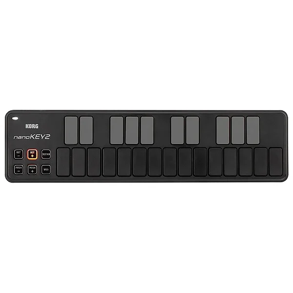 NanoKey 2 Korg - mini controlador USB cor: BK