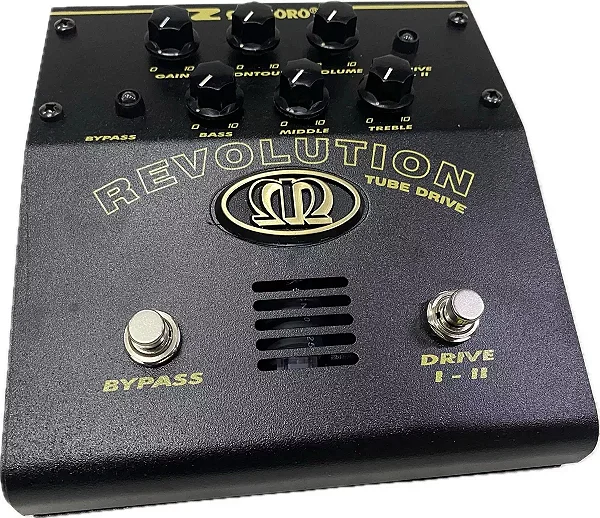Pedal Meteoro Valvulado REVOLUTION - modelo Exportação (Som Orgânico/Vintage)