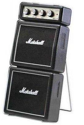 Mini Amp. Marshall Guitarra MS4 E