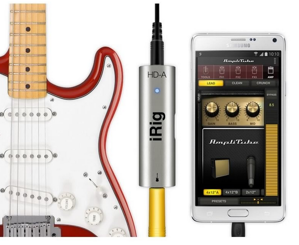 iRig HD-A IK MULTIMEDIA - Digital Guitar Interface para Android