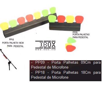 PP09 Porta Palheta Ibox p/ pedestal de microfone 9 cm