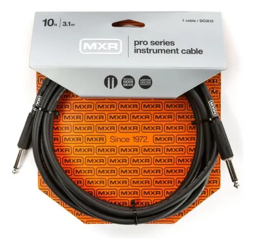 Cabo p/ intrumento 3m - MXR PRO SERIES mod. DCIX10