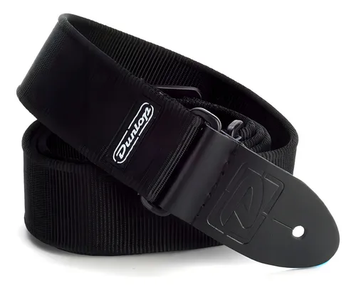 Correia DUNLOP D38-09BK Strap Solid Preta (Made in Canadá)