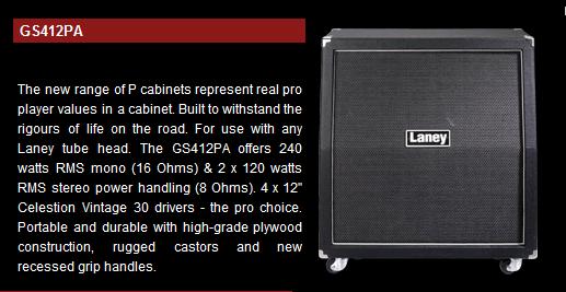 Gabinete GS412PA - 4 falantes de 12 " Celestion Vintage 30