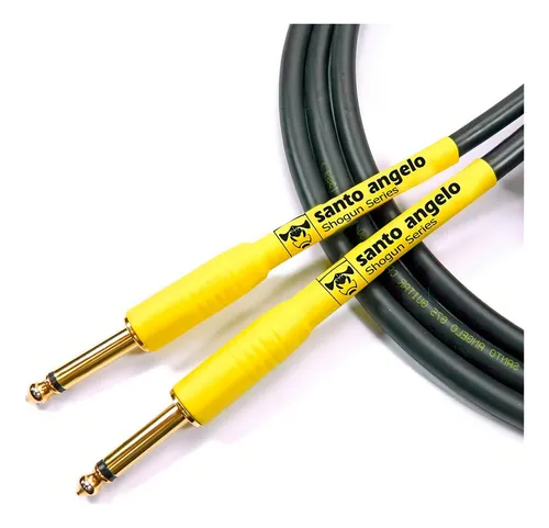 Cabo Instrumento SANTO ANGELO SHOGUN CABLE PREMIUM Plugs Dourados - 3,09 m