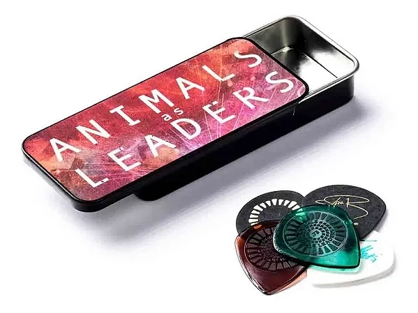 Latinha c/ 6 Palhetas Dunlop Animals As Leaders 0.60mm/0.73mm
