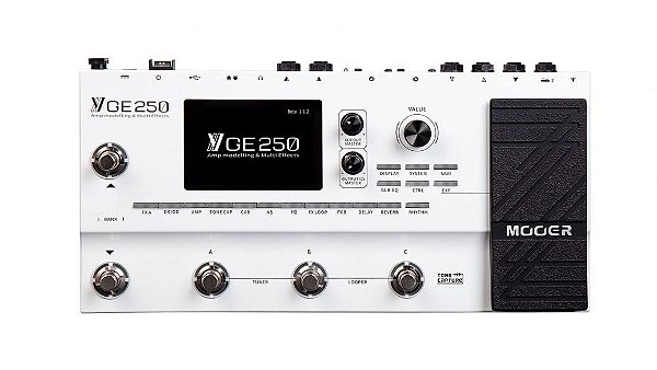 GE250 MOOER - Pedaleira Multiefeitos p/ Guitarra
