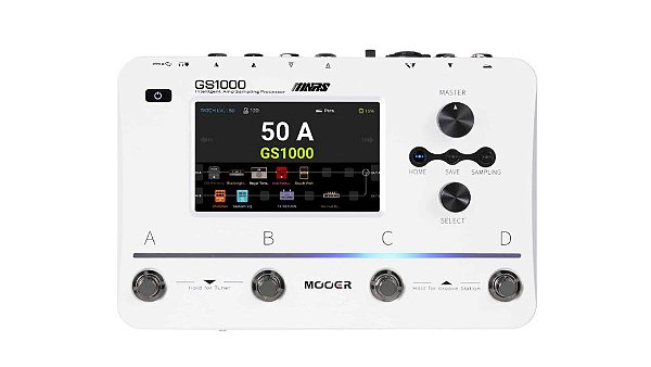 MOOER GS1000 - Pedaleira inteligente p/ guitarra Multi-Effects