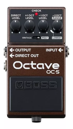 PEDAL BOSS OC-5 OCTAVE - p/ Guitarra / Baixo