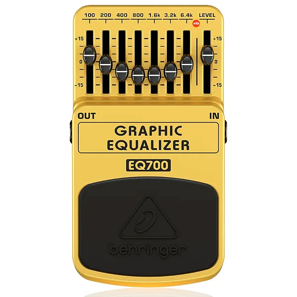 PEDAL BEHRINGER EQ-700 GRAPHIC EQUALIZER P/ GUITARRA/VIOLÃO