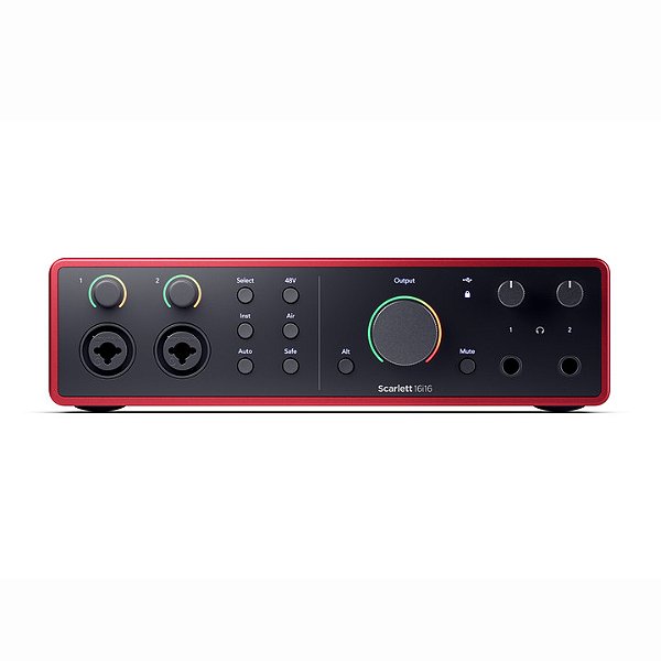 INTERFACE DE AUDIO/MIDI  FOCUSRITE SCARLETT 16I16 4TH GERAÇÃO