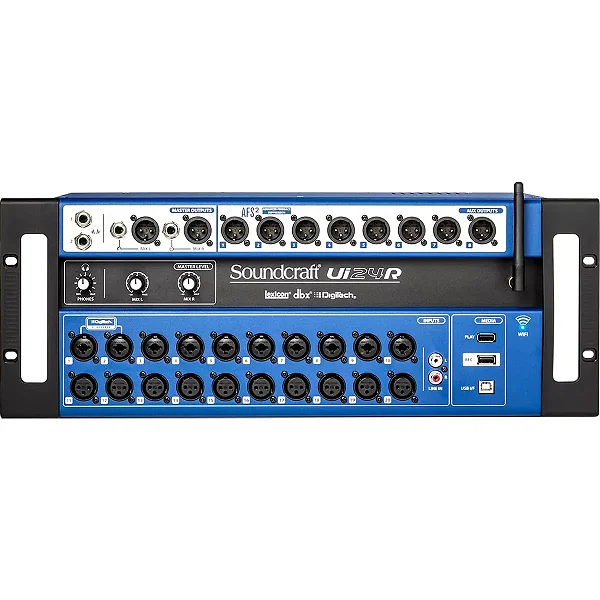Mesa De Som Digital Soundcraft Ui24R 24 Canais mixer ui24 r