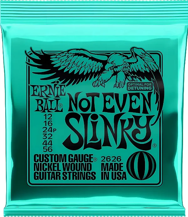 Encordoamento Ernie Ball Guitarra 0.12/0.56 Not Even Slinky 2626