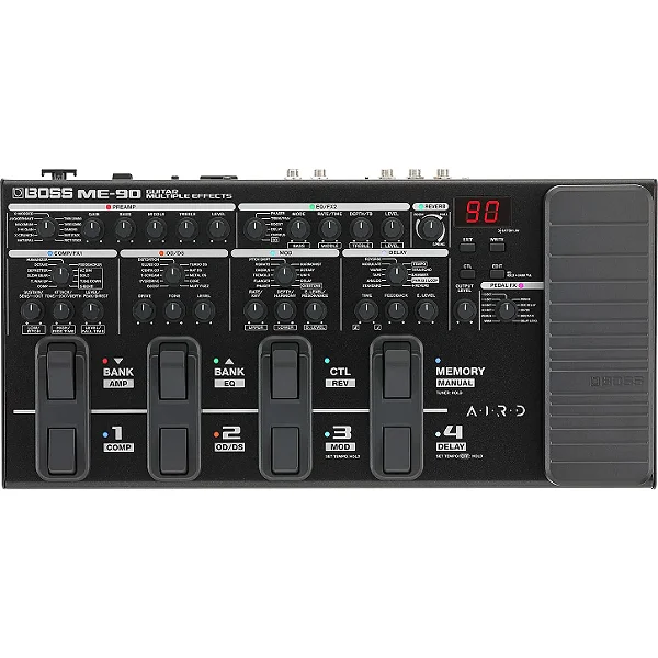 PEDALEIRA MULTIEFEITOS BOSS P/GUITARRA ME-90