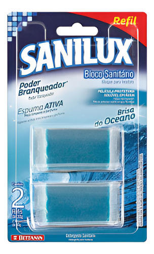DETERGENTE SANITÁRIO BLOCO P/ CAIXA ACOPLADA BRISA OCEANO