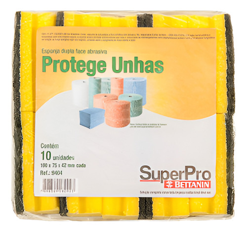 ESPONJA DUPLA FACE PROTEÇÃO DE UNHAS - SUPERPRO