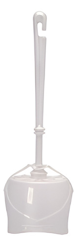 ESCOVA SANITÁRIA COM SUPORTE PLÁSTICO BRANCO - SUPERPRO