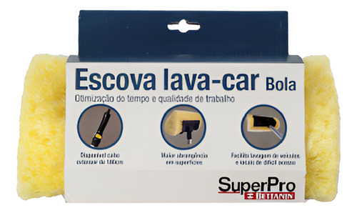 ESCOVA LAVA CAR BOLA - SUPERPRO