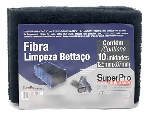 FIBRA BETTAÇO LIMPE GRELHA ULTRA PESADA 1UN - SUPERPRO